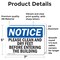 Signmission Please Clean And Dry Your Feet Before Entering, 7 in W x Rectangle, Vinyl Decal OS-2PACK-NS-D-57-L-17345 - alternate 4